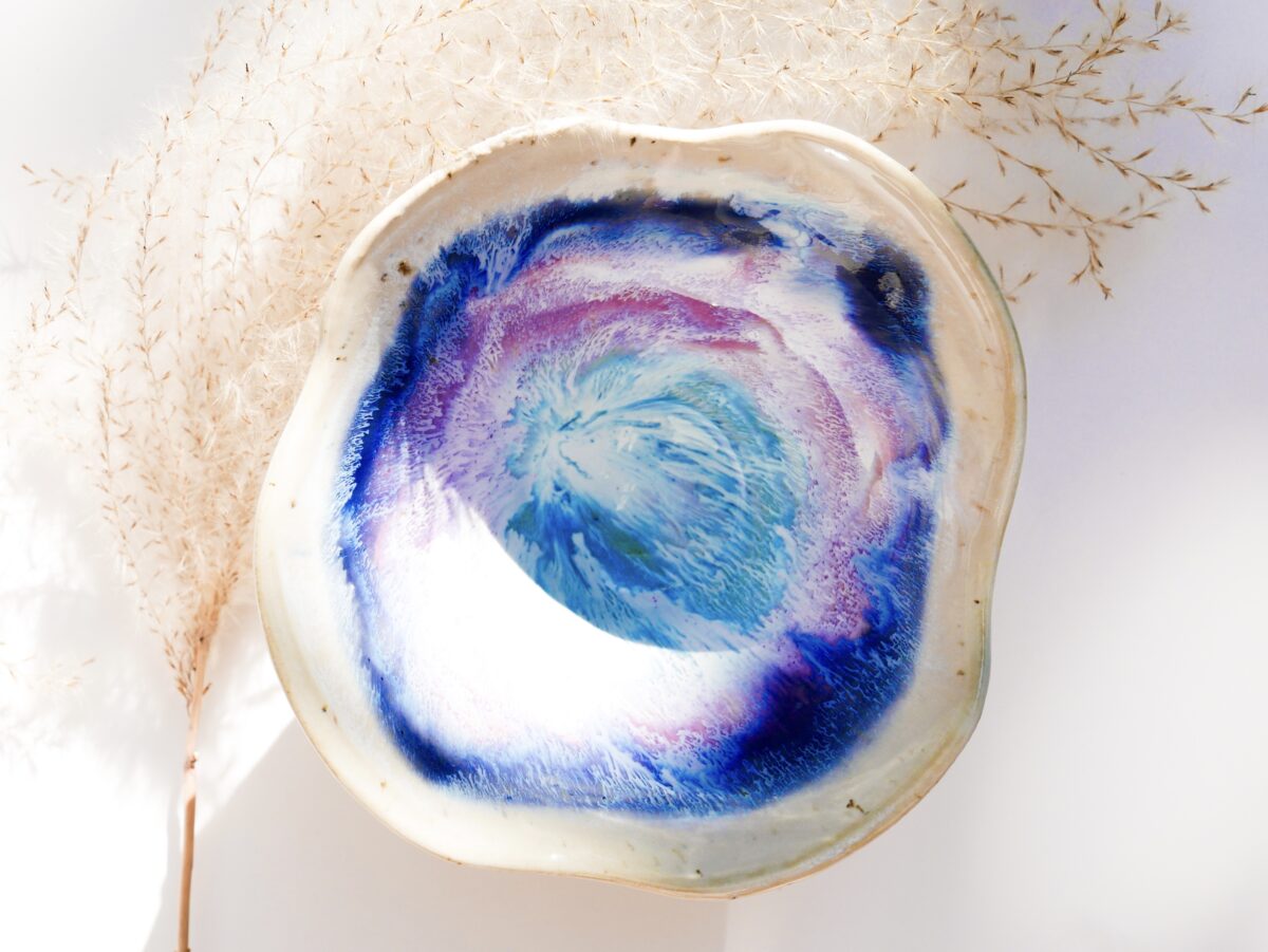 Miseczka falowana kosmos - obrazek 2