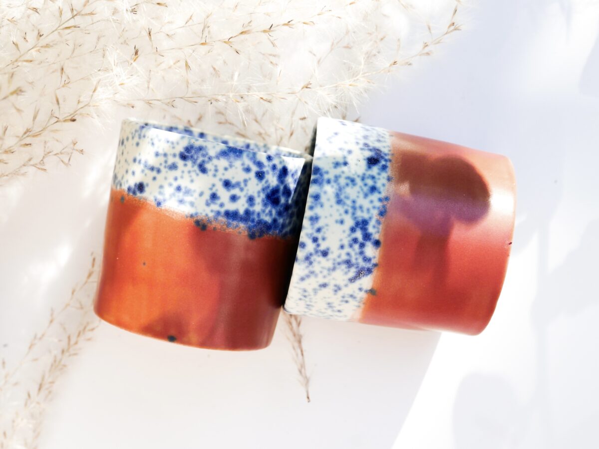 Kubeczek espresso jagodowa czerwień - obrazek 2