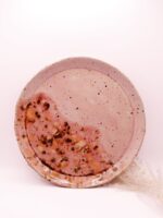 Talerz różowy kosmos