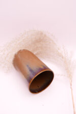 Wysoka czarka satynowy brąz - obrazek 2