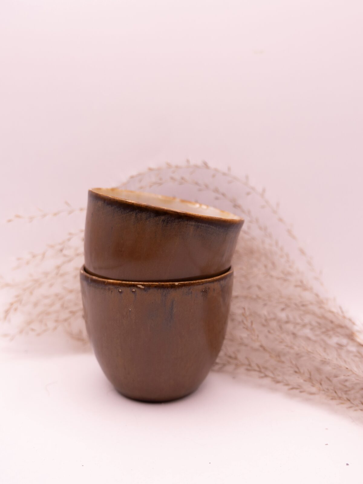 Mała czarka satynowe drewno - obrazek 2