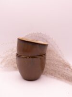 Mała czarka satynowe drewno - obrazek 2