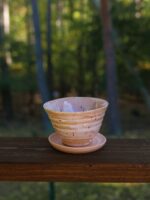 Czarka koralowa z podstawką - obrazek 2