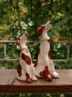 Figurka mniejszy charcik w łatki - obrazek 2